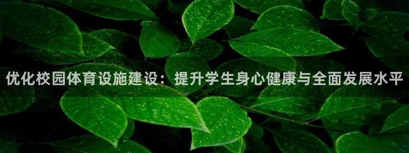 意昂4娱乐代理怎么样：优化校园体育设施建设：提升学生