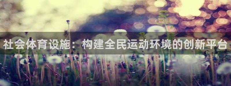 意昂体育4招商电话是多少啊：社会体育设施：构建全民运动环境的