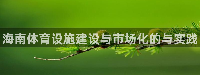 意昂4娱乐：海南体育设施建设与市场化的与实践